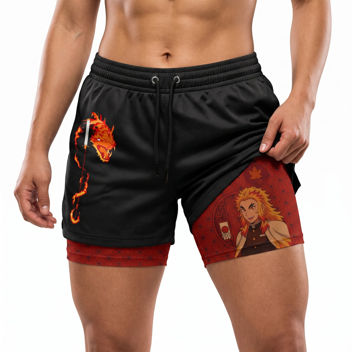 Shorts Rengoku Ref Dragon black