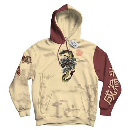 Hoodie Dragon asiático