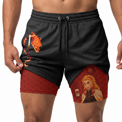 Shorts Rengoku Ref Dragon black