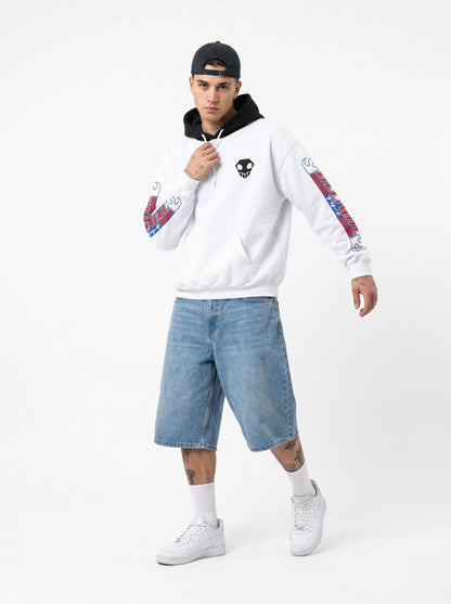 Hoodie Bleach Black