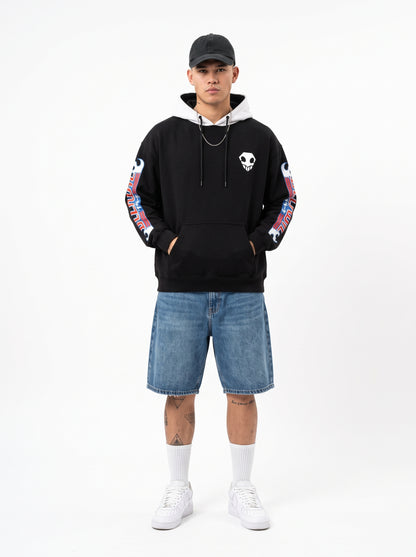 Hoodie Bleach Black
