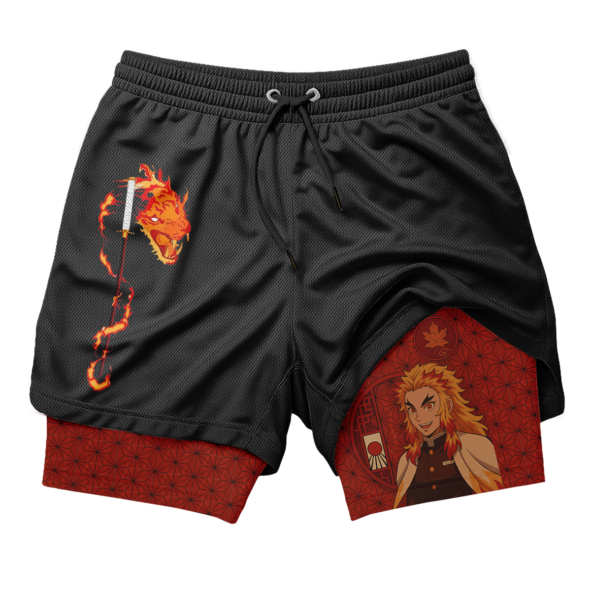 Shorts Rengoku Ref Dragon black